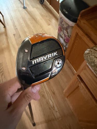 Men's 2020 Callaway Mavrik Left Hand Fairway Wood Stiff Flex 3 Wood (Used)