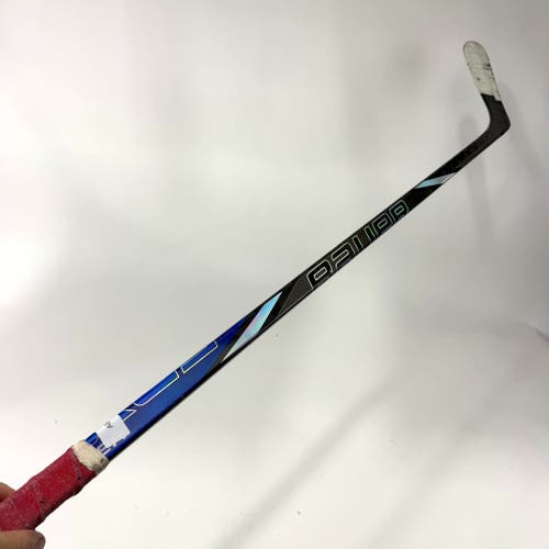Used Left Blue/Silver Bauer Nexus Tracer | 55 Flex P92 Curve Grip | AB696
