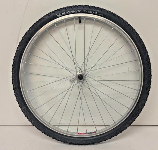 Weinmann 519 36-Spoke Silver Aluminum 26" QR Front Wheel Country Trail Tire