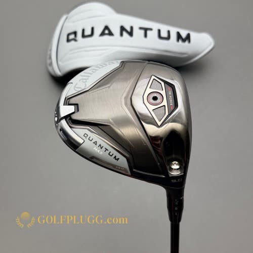 9 Driver- Callaway Quantum Max w/ Headcover / Ventus, Extra Stiff (3344)