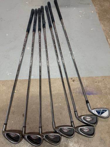 Men's Callaway Big Bertha Right Handed Iron Set Graphite/Steel Shaft (6 Clubs) #4 - #9 (Used)