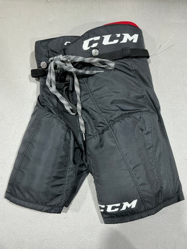 Black Junior Small CCM QLT 230 Hockey Pants (Used) 9289
