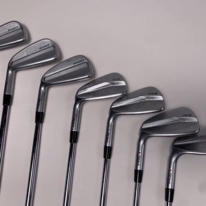 LEFTY Ping i230 Iron Set 4-PW Red Dot 1* Flat DG X100 XStiff LH -1/2''