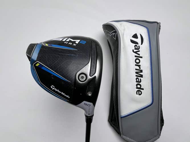 TaylorMade SIM2 MAX Driver 9* Fujikura Ventus Blue 5-S Stiff Graphite Mens RH HC