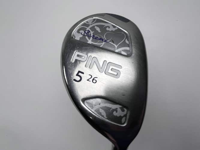Ping Serene 5 Hybrid 26* TFC 80 H Soft Regular Senior Graphite Womens RH