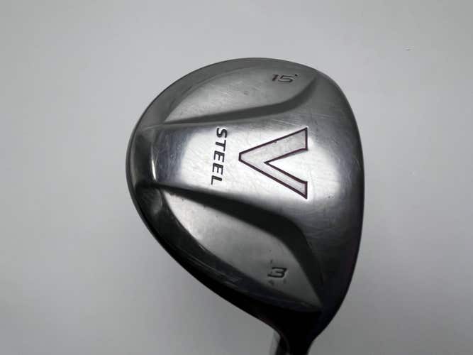 TaylorMade V Steel 3 Fairway Wood 15* MAS2 Regular Graphite Mens RH