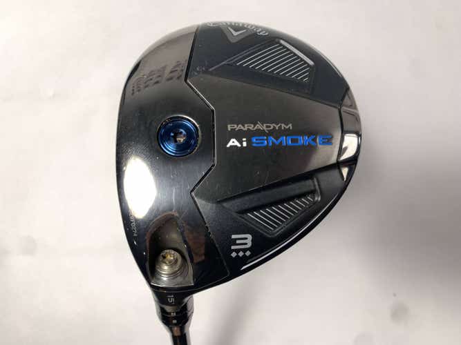 LEFTY Callaway Paradym Ai Smoke TD 3 Fairway 15* Kai'li Black 70X 70g XStiff LH