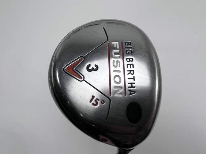 Callaway Big Bertha Fusion 3 Fairway Wood 15* Aldila NVS Orange 55g Stiff RH
