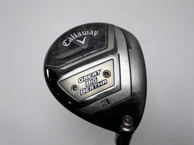 Callaway Great Big Bertha 23 3 Fairway Wood 15* UST Mamiya Helium 4F2 Mens RH