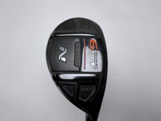 Nickent 6DT 4 Hybrid 22* Aldila VooDoo 85g Stiff Graphite Mens RH