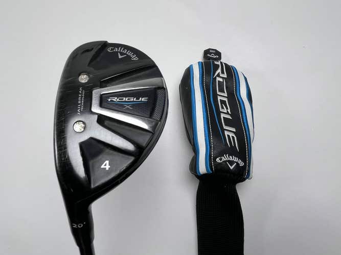 Callaway Rogue X 4 Hybrid 20* Aldila Synergy 60g Regular Graphite Mens LH HC