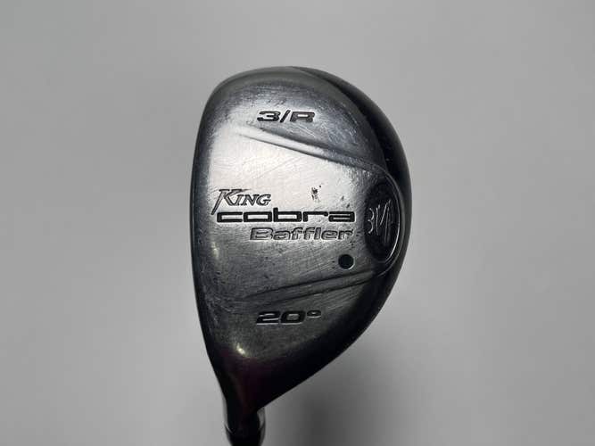 LEFTY Cobra Baffler 2005 3 Hybrid 20* Aldila NV HL 65g Regular LH Midsize Grip