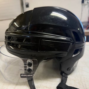 CCM Super Tacks X Pro Stock Hockey Helmet Visor Combo Medium Black Kings (Used) 4184