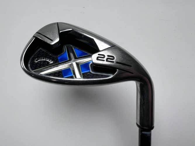 Callaway X-22 Pitching Wedge PW 75g Regular Graphite Mens RH