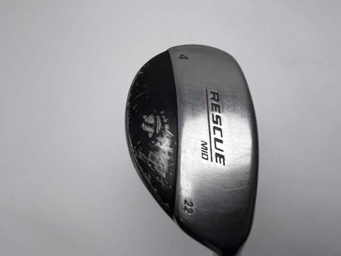 TaylorMade Rescue Mid 4 Hybrid 22* 65g Regular Graphite Mens RH