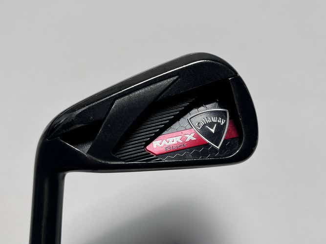 LEFTY Callaway Razr X Black Single 4 Iron 65g Senior Graphite Mens LH