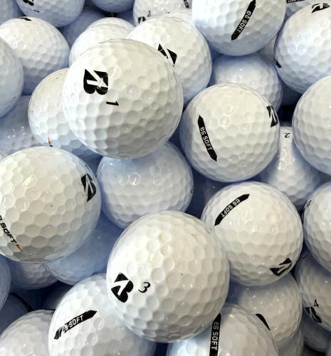 6 Dozen Premium AAA White Bridgestone E6 Soft Used Golf Balls