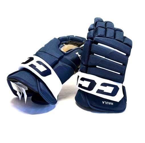 New 14” Team Finland CCM HG43P Pro Stock Gloves - Erik Haula
