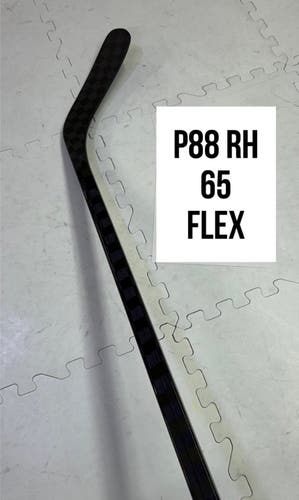 Senior(1x)Right P88 65 Flex 63” ProBlackStock™ Unbranded Blackouts Pro Stock Nexus Hockey Sticks