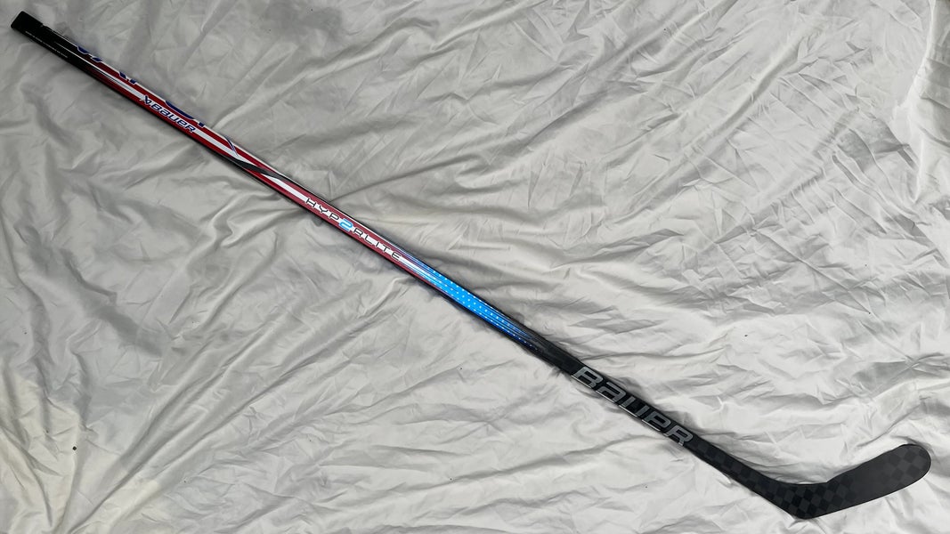 New Team USA Bauer Vapor Hyperlite 2 (Twitch) Left Hand Pro Stock Stick 82 flex P28 Unused