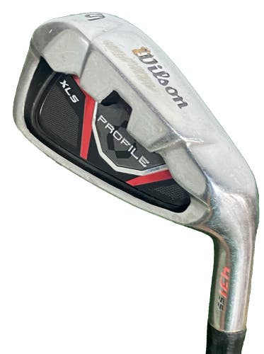 Wilson Profile XLS 6 Iron RH Men's HL Uniflex Stiff Steel 37.5 Nice Factory Grip