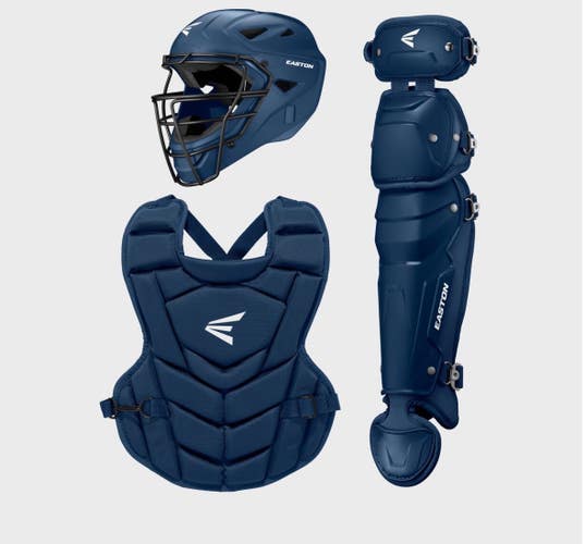 New EASTON BLACK MAGIC 3.0 YOUTH CATCHER SET NAVY LARGE 11834-EASE00712852
