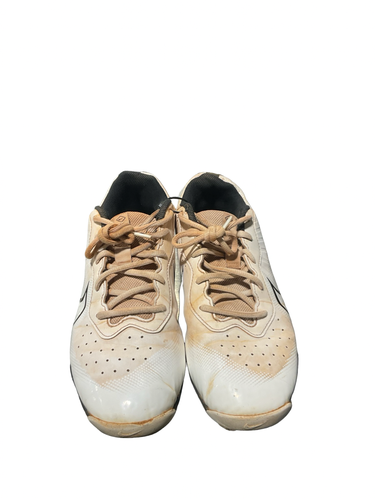 Used Nike DIAOND BB/SB Cleats White Junior 03.5 11834-S000055644