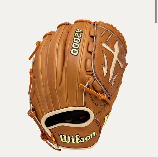 New A2000 LHT 12IN CLASSIC SERIES SADDLE/BLONE BASEBALL GLOVE 11834-WILWBW10411812