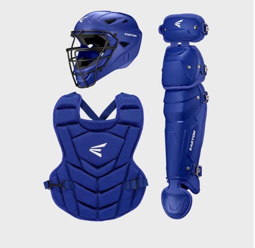 New EASTON BLACK MAGIC 3.0 YOUTH CATCHER SET ROYAL LARGE 11834-EASE00712853