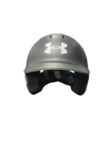 Used Under Armour GRAY TBALL HELMET Batting Helmet No Mask Orange One Size 11834-S000055746