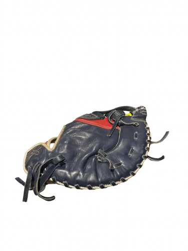 Used LUGUERY MAC 1ST BASE MITT BB/SB Glove LH Throw Navy Blue 12" 11834-S000055770