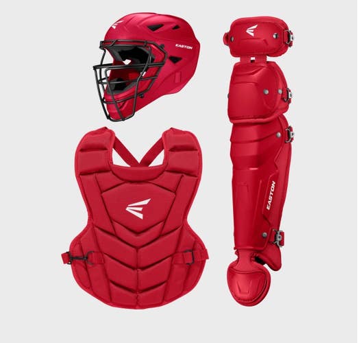 New EASTON RED MEDIUM BLACK MAGIC 3.0 YOUTH CATCHER SET 11834-EASE00713519