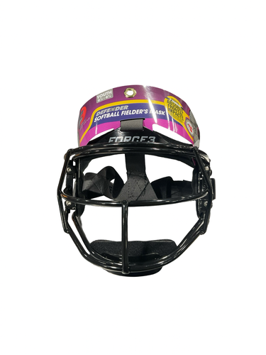 Used FORCE 3 FACE MASK BB/SB Fielders Mask Black One Size 11834-S000055897