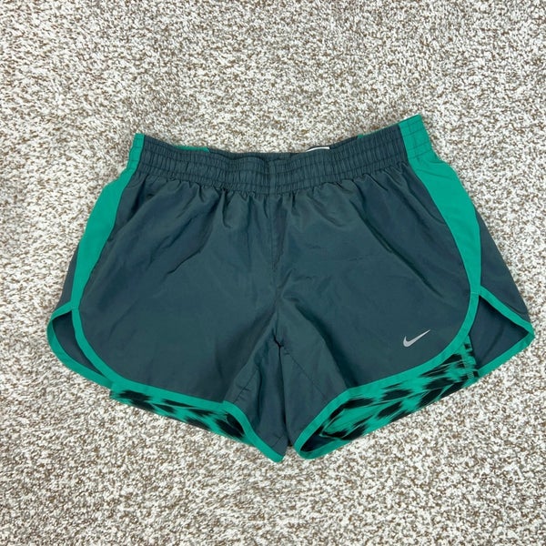 Nike Shorts Womens Small Green Athletic Training Dri-FIT Shorts Liner Running