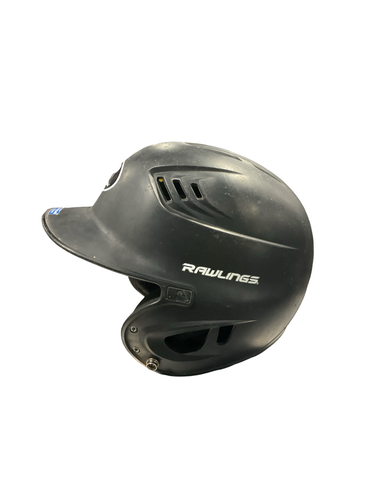 Used Rawlings BLK HELMET Batting Helmet No Mask Black One Size 11834-S000055903