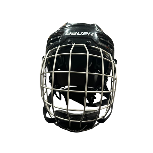 Used Bauer IMS 5.0 NO HECC Helmet Cage Combo Black LG 11375-S000380048