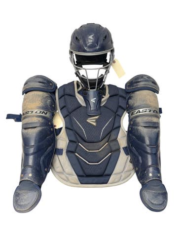 Used Easton GAMETIME Catchers Chest Protector Navy Blue Junior 11835-S000211575