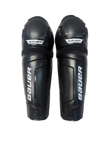 Used Bauer S24 Senior Shin Guards Black 16" 11835-S000211671