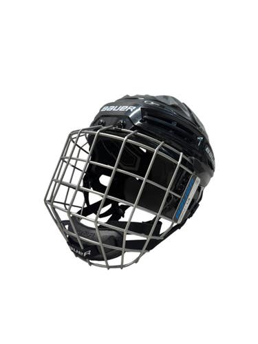 Used Bauer IMS 5.0 L Helmet Cage Combo Black LG 11835-S000211677