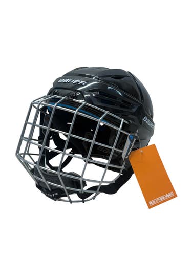 Used Bauer RE AKT 55 Helmet Cage Combo Black SM 11835-S000211678