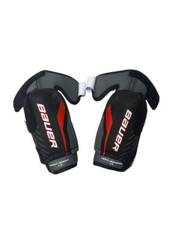Used Bauer LIL SPORT Junior Elbow Pads Grey LG 11835-S000211693