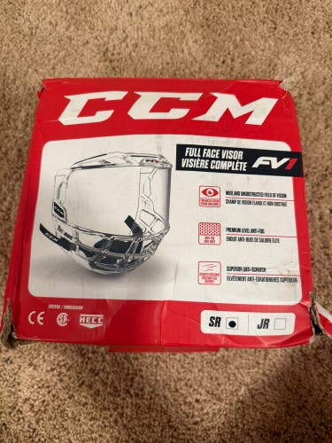 NEW Hockey SR CCM FV1 Full Face Visor
