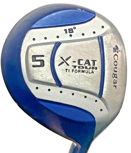 Cougar X-Cat Ti Formula 5 Wood 18* RH Regular Graphite 41.5" Nice Factory Grip
