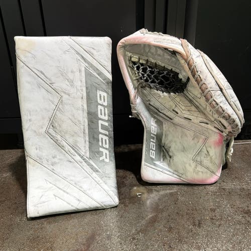 Bauer SV Pro Senior Goalie Glove & Blocker | Regular