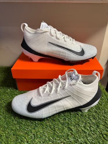 Mens 11 Wide Nike Zoom Air Vapor Elite PE Football Cleats White Black HV2724-100