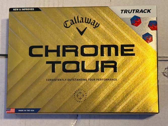 Callaway Chrome Tour TruTrack Balls 48 Pack (4 Dozen) (New)