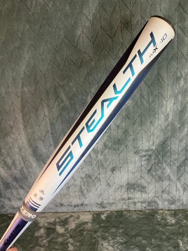 White Easton Stealth Speed Bat (-10) Composite 21 oz 31" (Used)