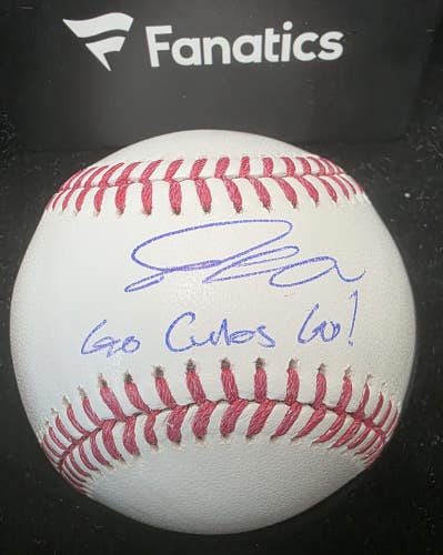 Cubs Pete Crow-Armstrong "Go Cubs Go" Auto Signed MLB Baseball COA