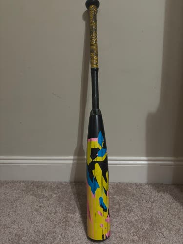 2023 DeMarini Zoa Glitch Composite USSSA Certified Bat (-10) 19 oz 29" (Used)