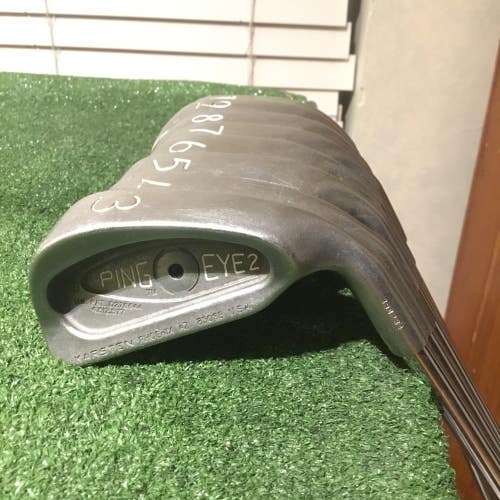 Ping Eye 2 Karsten Black Dot Irons Set 3-PW-SW ZZ Lite Steel Matching Serial #s